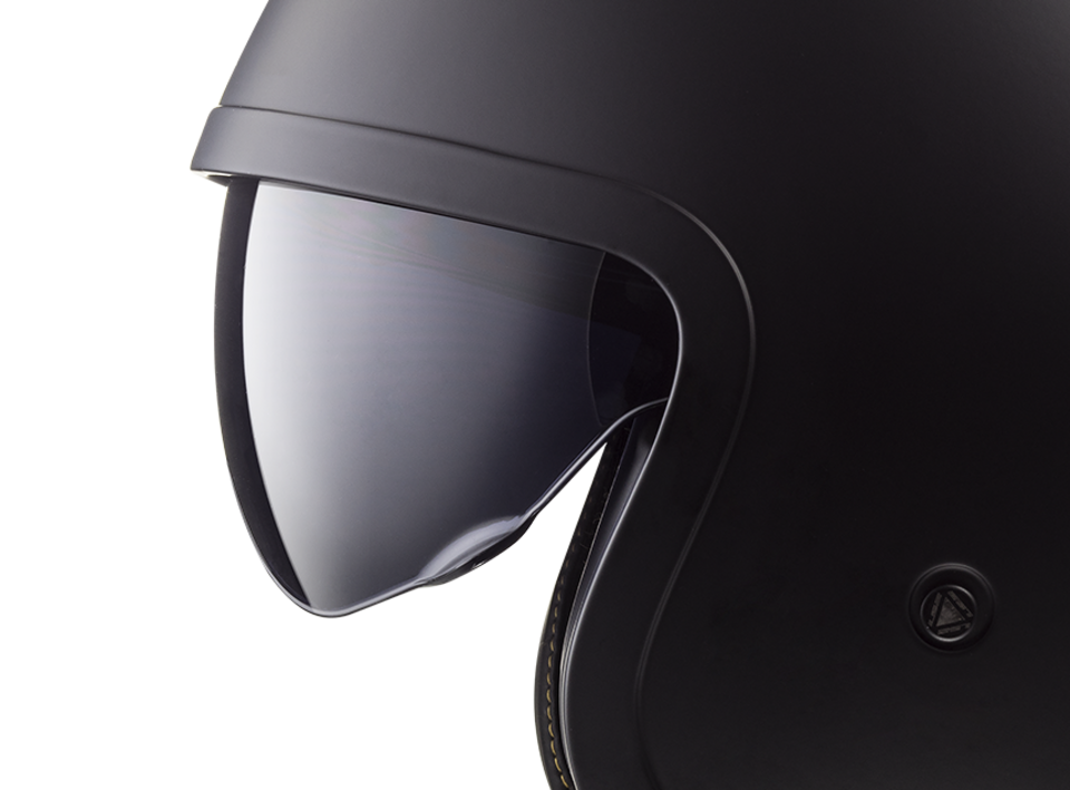 SPITFIRE II LS2 BLACK FLAG MATT