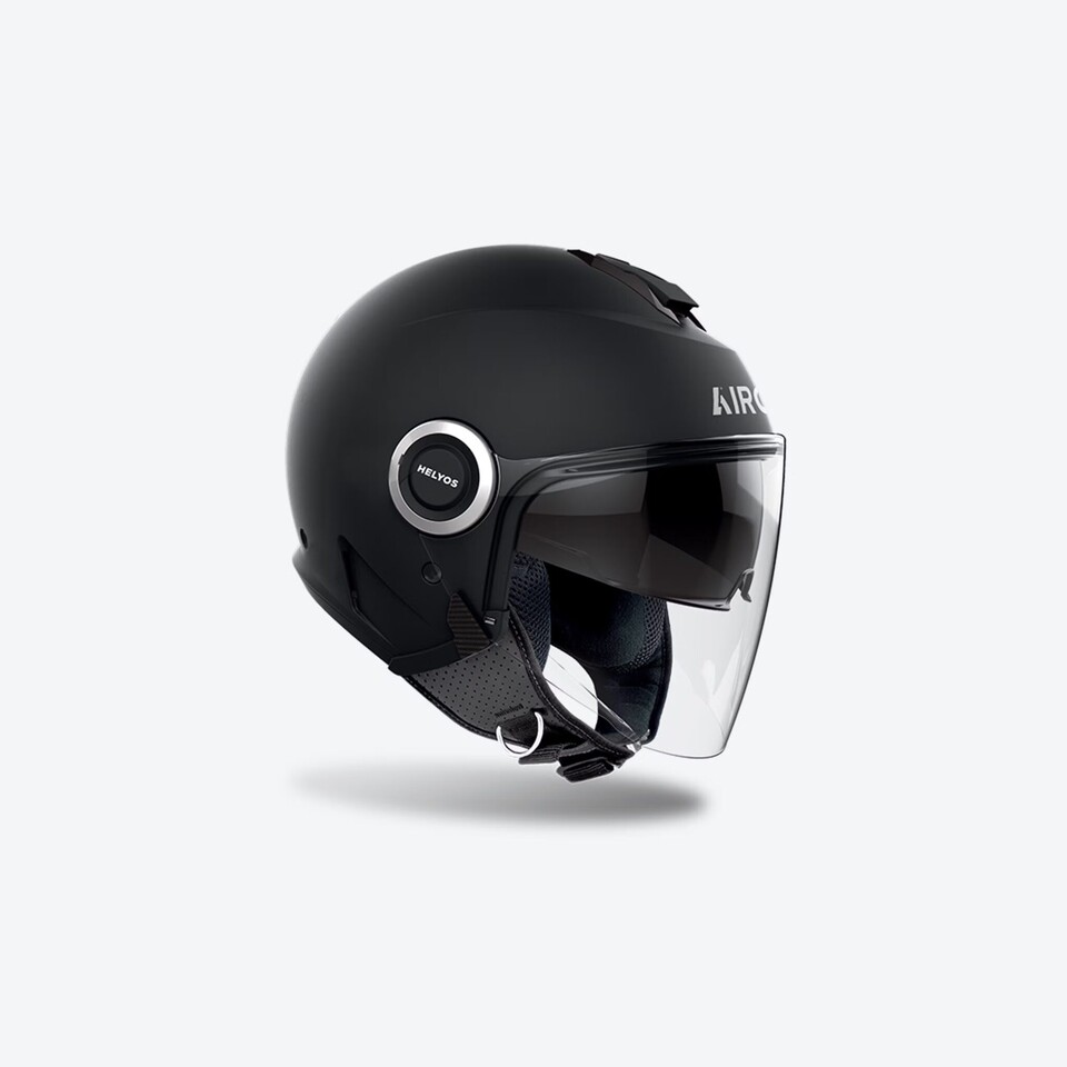 HELYOS CASCO JET IN TERMOPLASTICA AIROH BLACK MATT