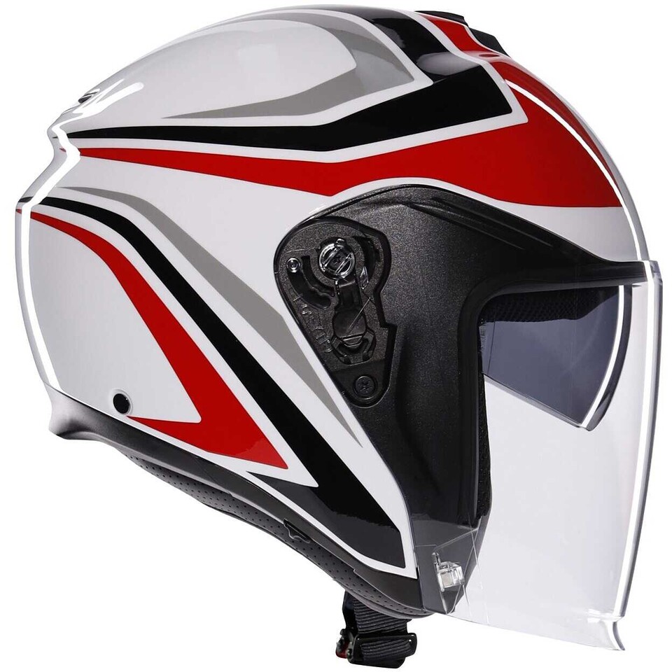 IRIDES AGV TOLOSA WHITE/BLACK/RED