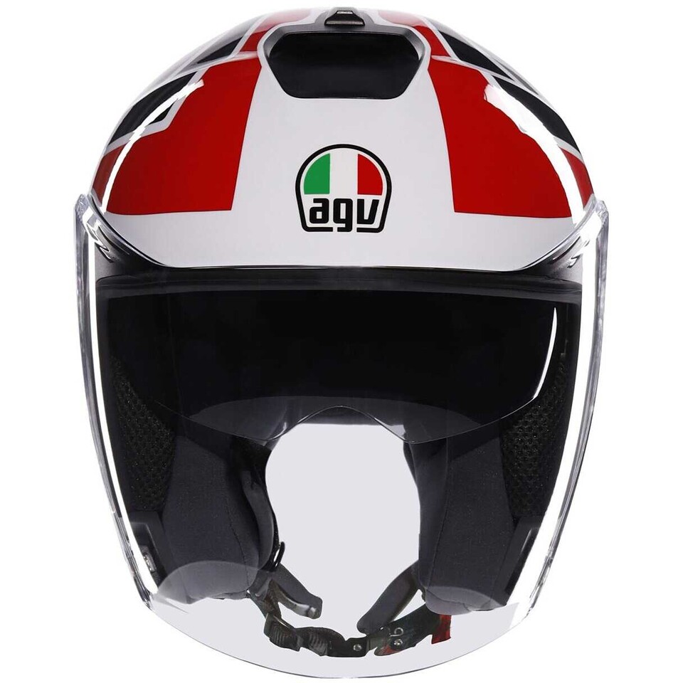 IRIDES AGV TOLOSA WHITE/BLACK/RED