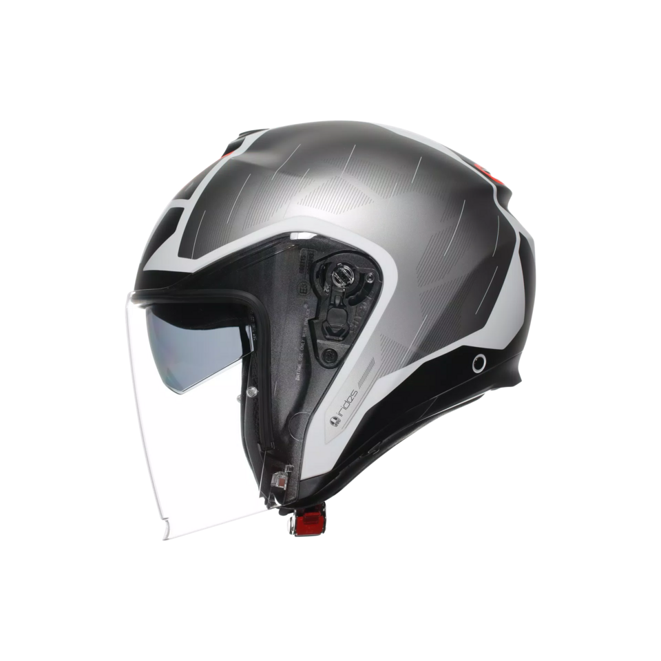 IRIDES AGV TRIESTE MATT BLACK/WHITE/RED