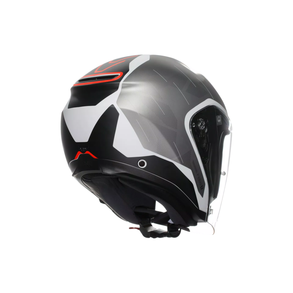 IRIDES AGV TRIESTE MATT BLACK/WHITE/RED