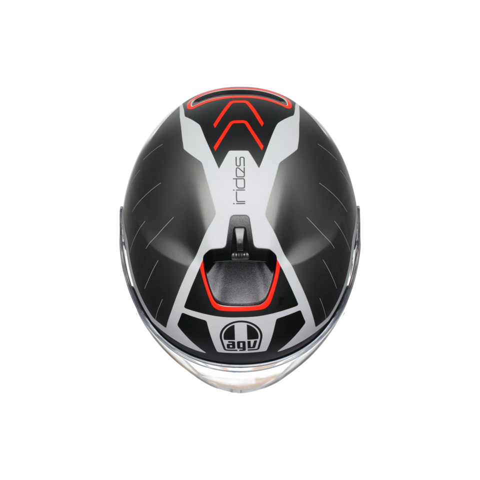 IRIDES AGV TRIESTE MATT BLACK/WHITE/RED