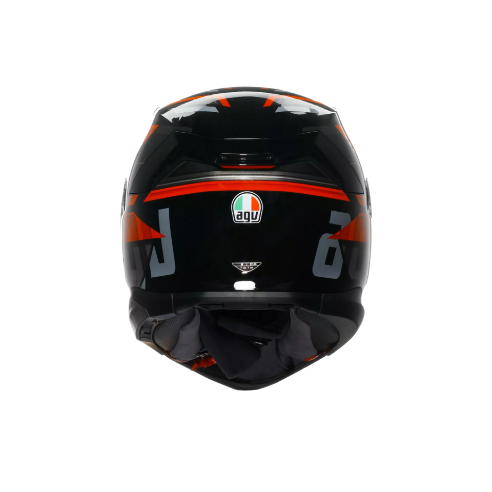 K7 GRAPHIC AGV TAURAX BLACK RED
