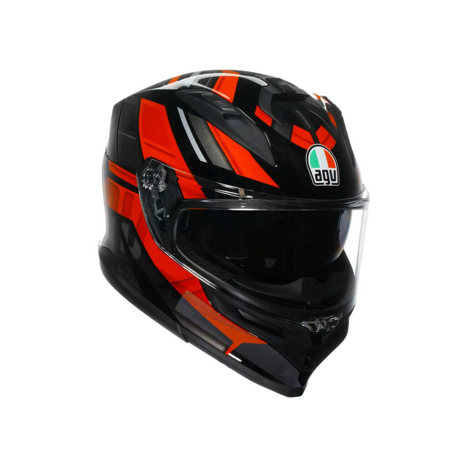 K7 GRAPHIC AGV TAURAX BLACK RED