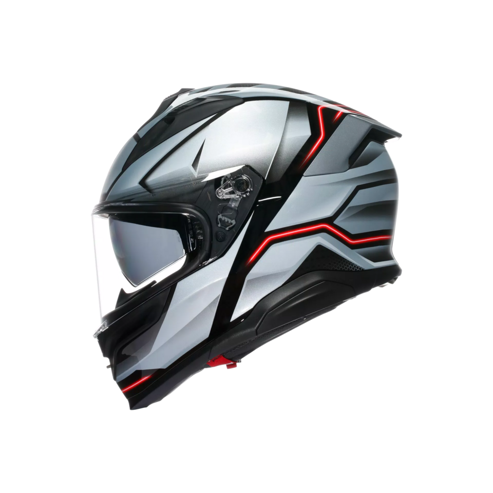 K7 GRAPHIC AGV JAEGER BLACK SILVER