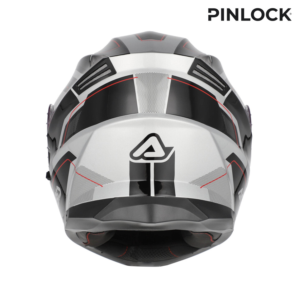 CASCO MODULARE SEREL 22-06 ACERBIS NERO ARGENTO