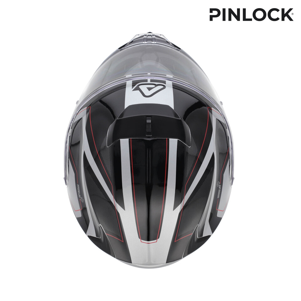 CASCO MODULARE SEREL 22-06 ACERBIS NERO ARGENTO