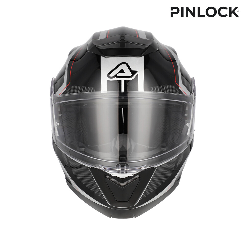 CASCO MODULARE SEREL 22-06 ACERBIS NERO ARGENTO