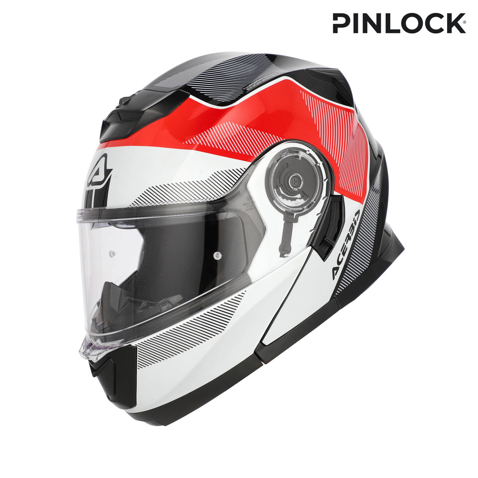 CASCO MODULARE SEREL 22-06 ACERBIS BIANCO ROSSO