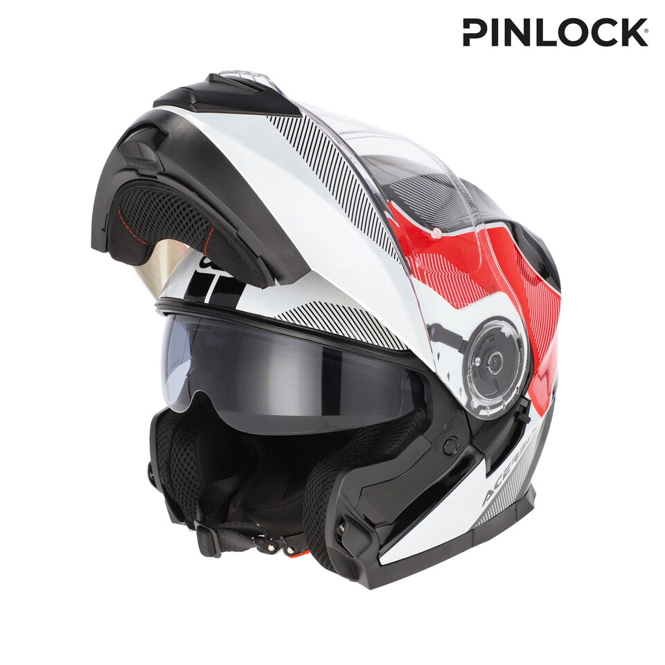 CASCO MODULARE SEREL 22-06 ACERBIS BIANCO ROSSO