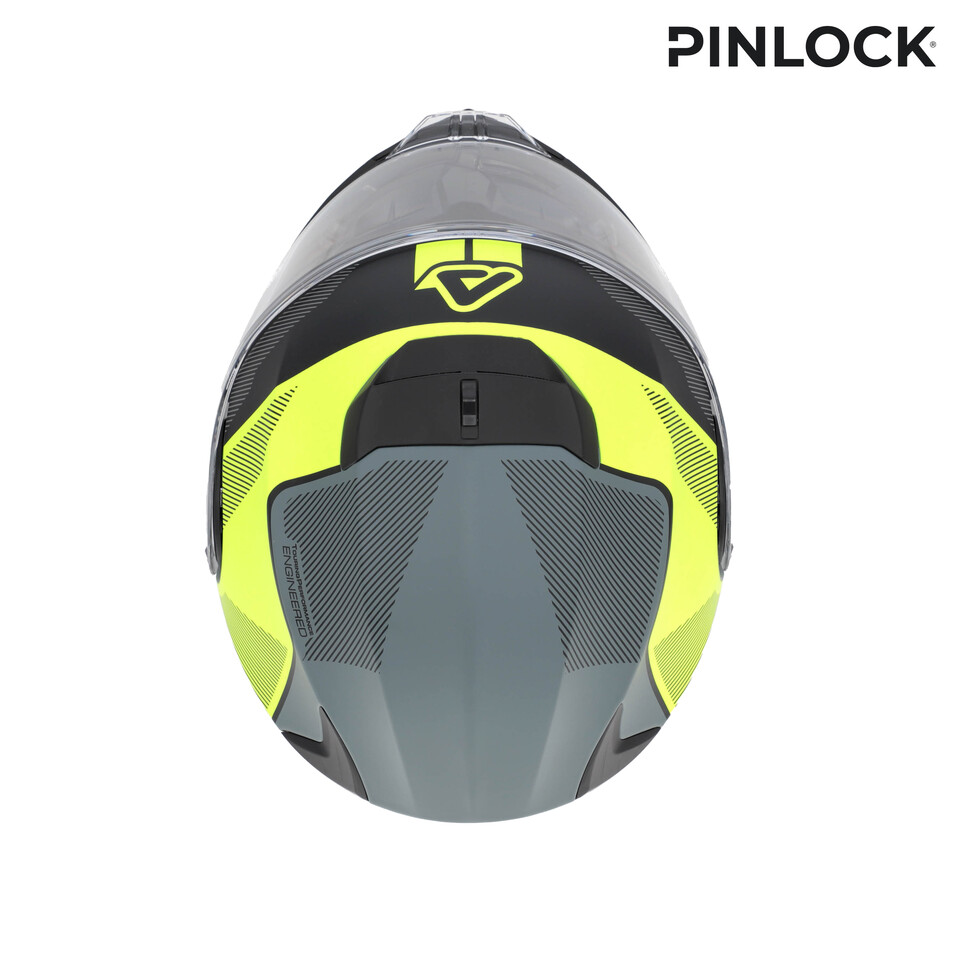 CASCO MODULARE SEREL 22-06 ACERBIS NERO GIALLO FLUO