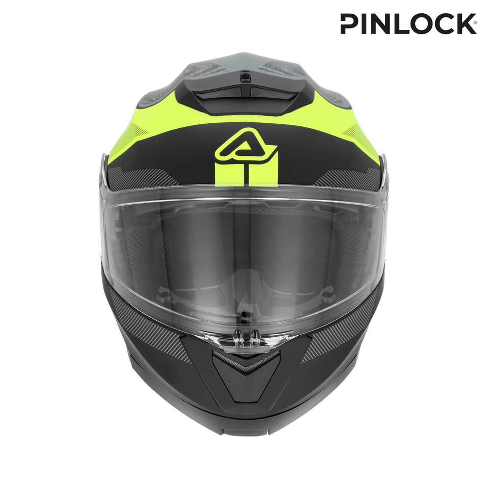 CASCO MODULARE SEREL 22-06 ACERBIS NERO GIALLO FLUO