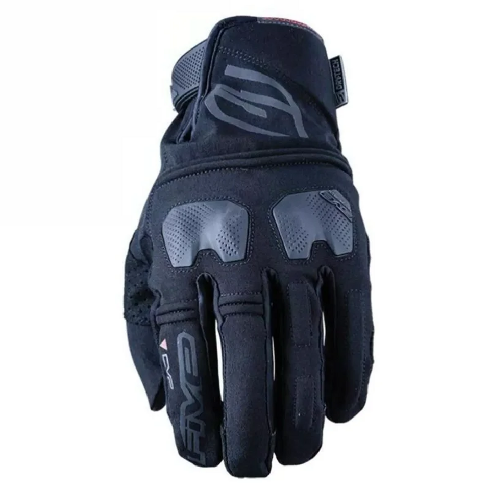 E-WP GUANTO DA MOTO IMPERMEABILE ENDURO STRADALE FIVE BLACK