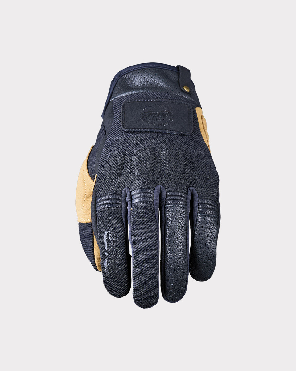 SCRAMBLER GUANTI ESTIVI URBAN CUSTOM FIVE BLACK TAN