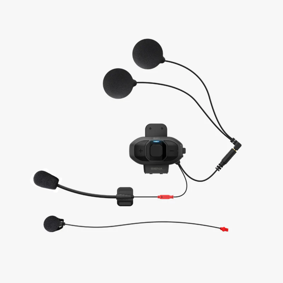 SF1 TWIN - MOTORCYCLE COMUNICATION SYSTEM SENA INTERCOM CASCO JET - FLIP/UP - FULL/FACE