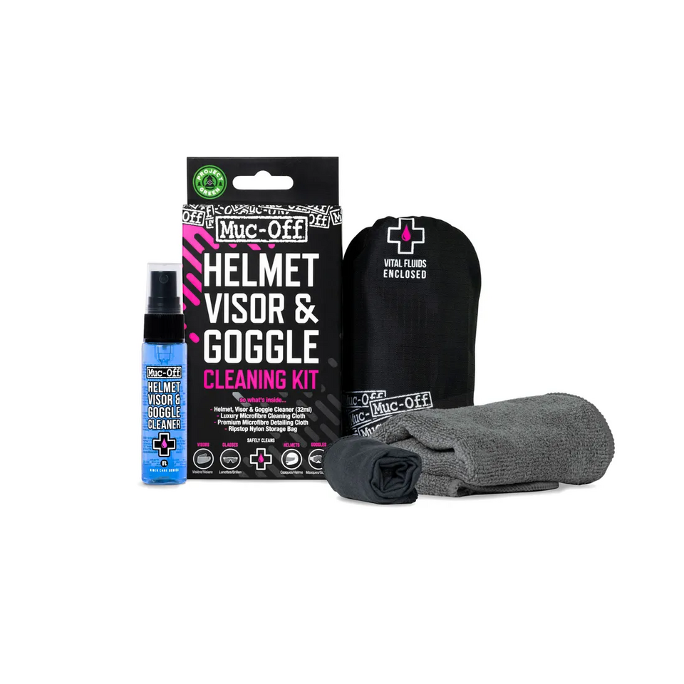 PULITORE PER CASCHI, VISIERA E OCCHIALI MUC-OFF CLEANING KIT