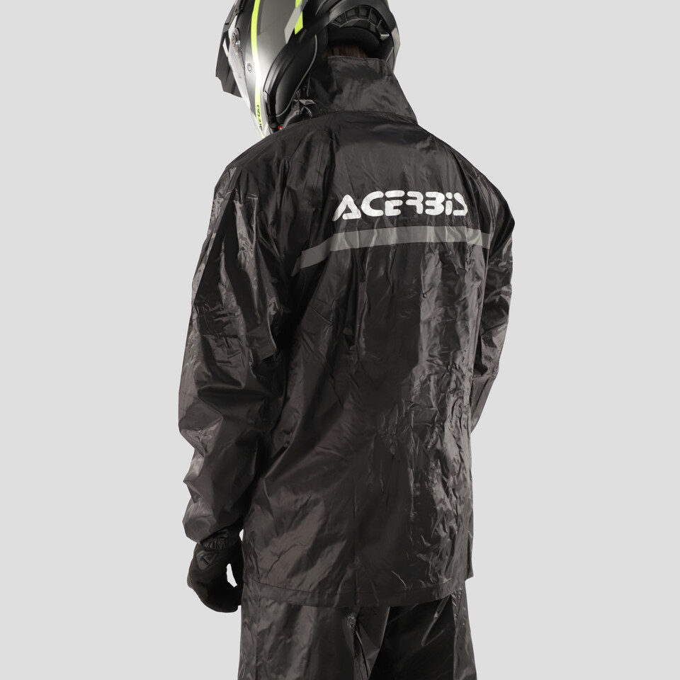 REIN SET LINE TUTA IMPERMEABILE DA MOTO E SCOOTER ACERBIS NERO