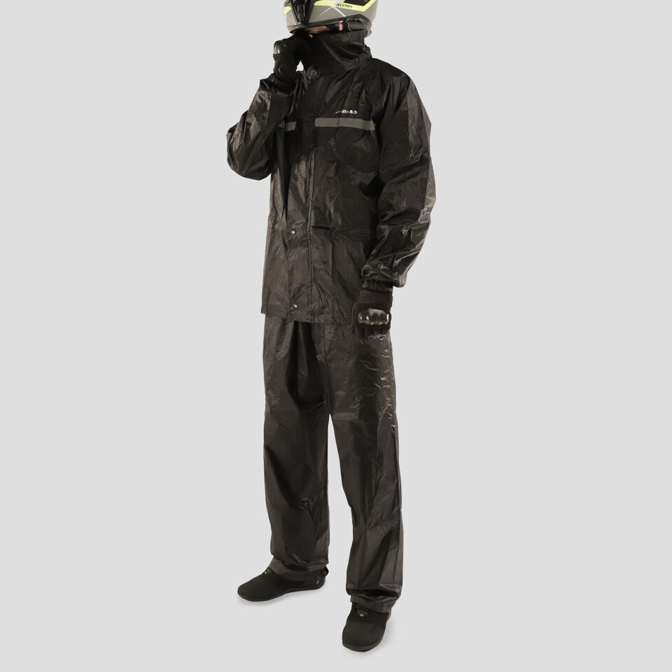 REIN SET LINE TUTA IMPERMEABILE DA MOTO E SCOOTER ACERBIS NERO