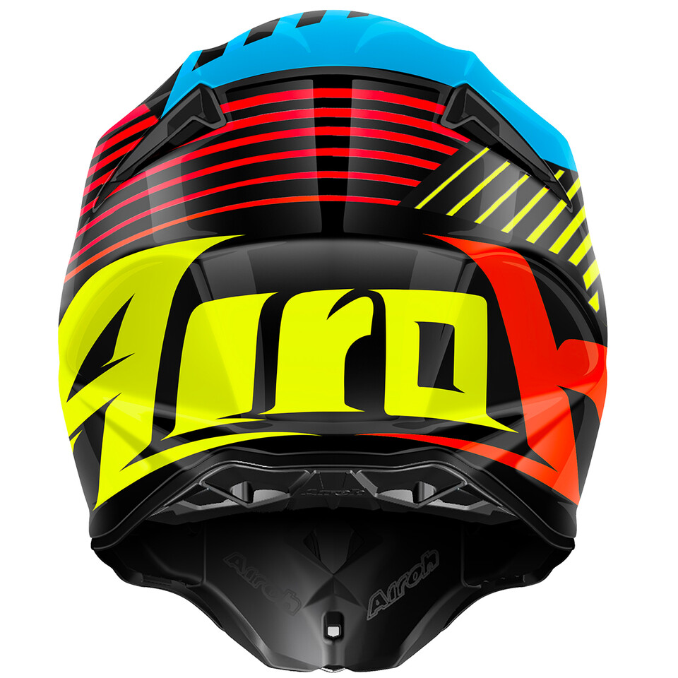 AIROH TWIST  STRANGE AIROH Casco off-road - cross in resina termoplastica