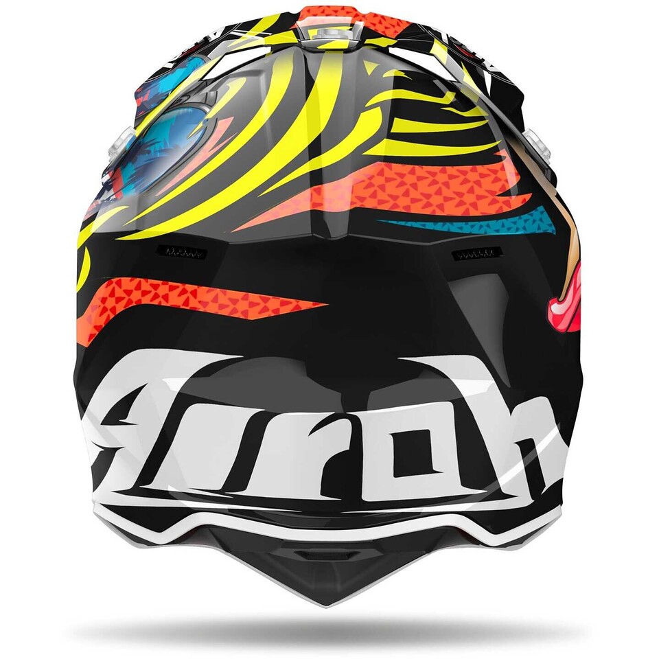 WRAAP LOLLIPOP AIROH Casco off-road - cross in resina termoplastica