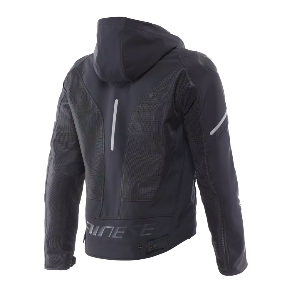 SUPER SPRINT AIR TEX GIACCA MOTO  DA UOMO Dainese BLACK WHITE