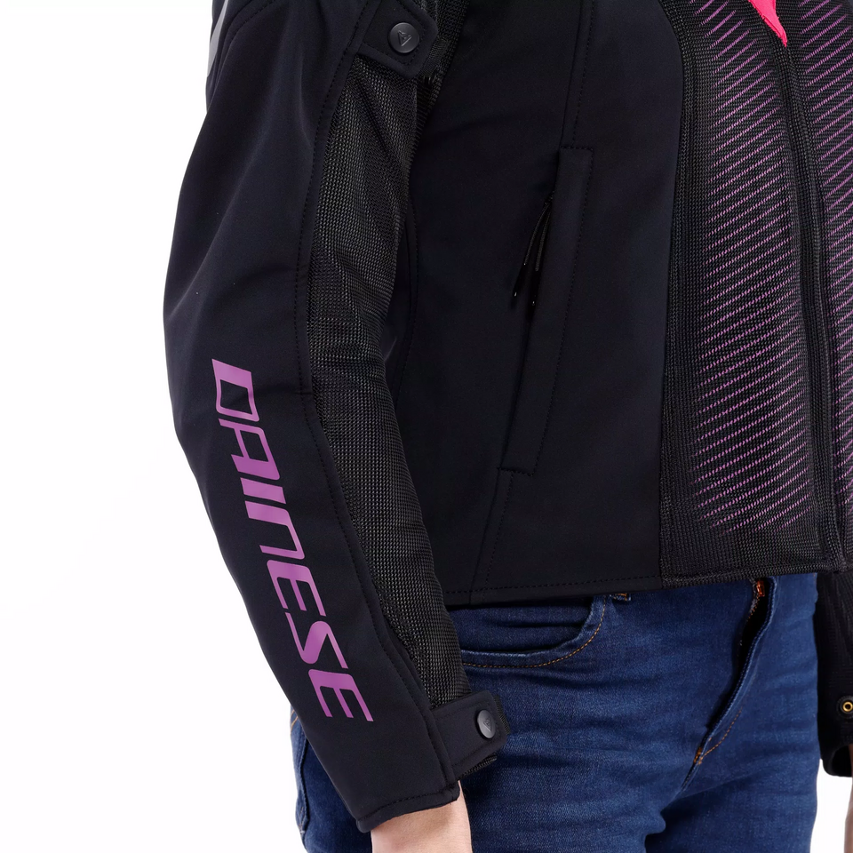 SUPER SPRINT AIR TEX GIACCA MOTO  DA DONNA Dainese BLACK PINK VIOLA