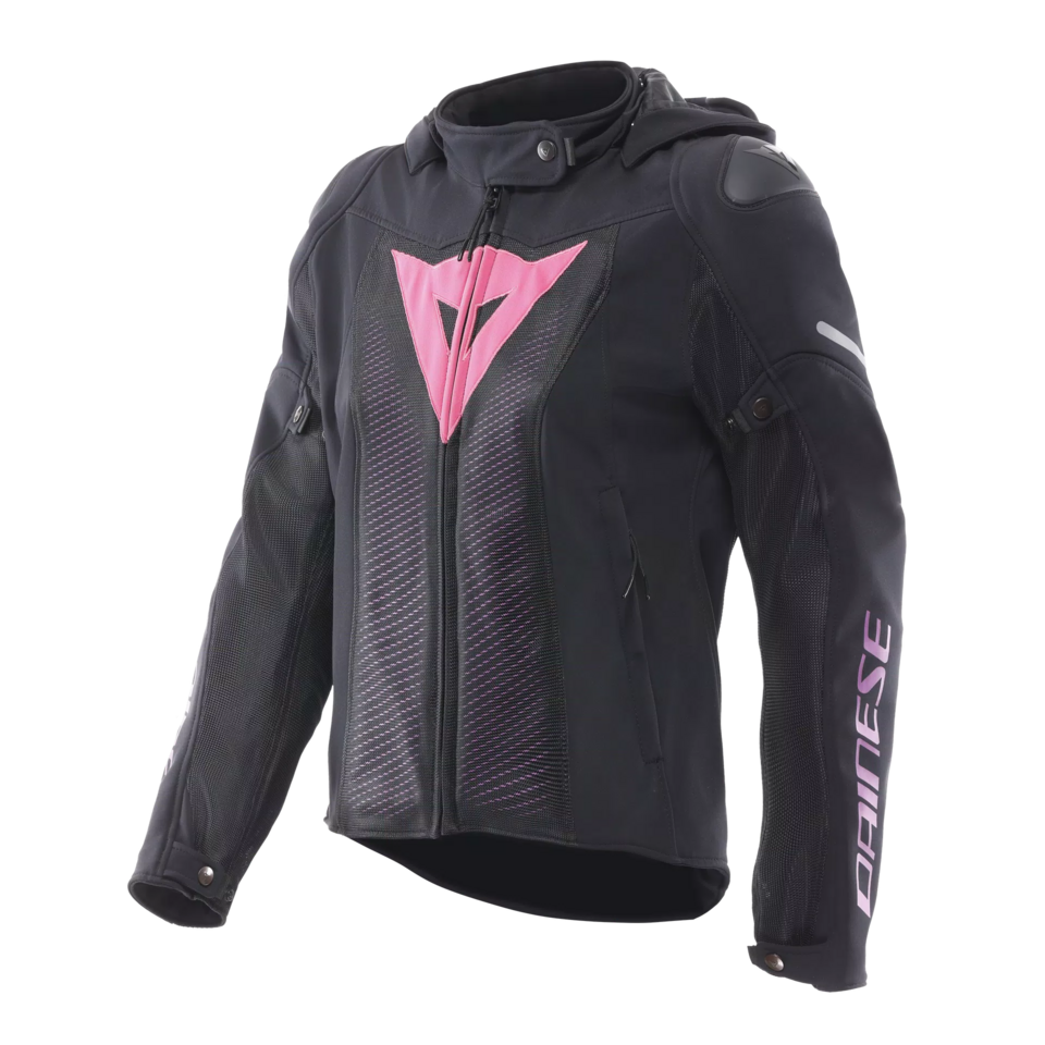 SUPER SPRINT AIR TEX GIACCA MOTO  DA DONNA Dainese BLACK PINK VIOLA
