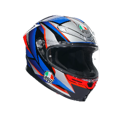 K6 S E2206 INTEGRALE/FULL FACE AGV SLASHCUT BLACK/BLUE/RED