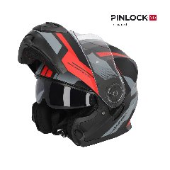 CASCO MODULARE SEREL 22-06 ACERBIS NERO/ROSSO