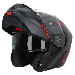 CASCO MODULARE TDC 22-06 ACERBIS GRIGIO - NERO - ROSSO