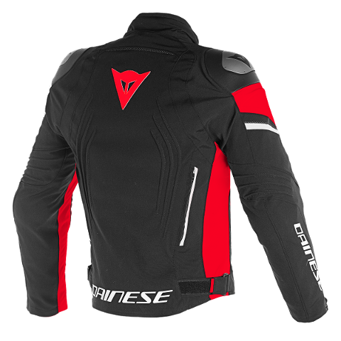 RACING 3 D-DRY Dainese La giacca moto in tessuto Cordura comfort con protettori spalle in alluminio