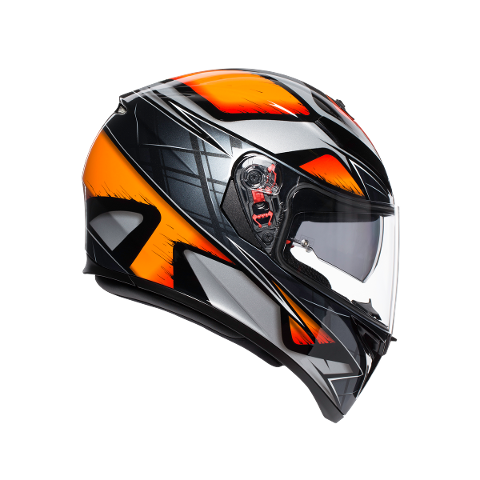 K-3 SV E2205 MULTI AGV LIQUEFY BLACK/ORANGE