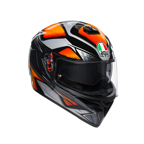 K-3 SV E2205 MULTI AGV LIQUEFY BLACK/ORANGE