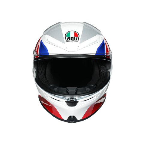 K6 E2205 MULTI AGV HYPHEN WHITE/RED/BLUE