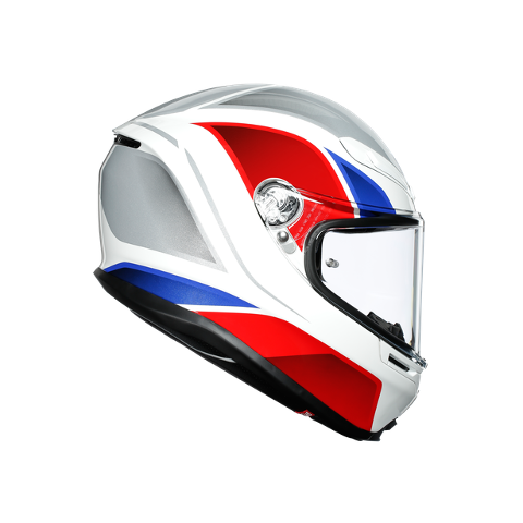 K6 E2205 MULTI AGV HYPHEN WHITE/RED/BLUE