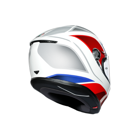 K6 E2205 MULTI AGV HYPHEN WHITE/RED/BLUE