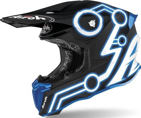 Airoh Twist 2.0 NEON FLUO Casco Motocross AIROH Casco off-road - cross in resina termoplastica