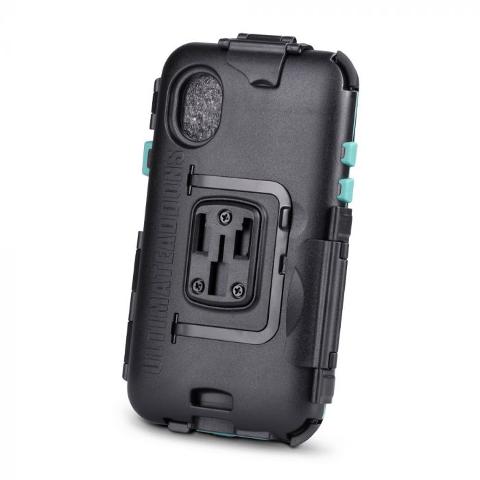 CUSTODIA SMARTPHONE  UA-HARDWPIX - PER IPHONE X / XS MIDLAND  Custodia rigida per iPhone X e XS con aggancio per manubri tubolari.