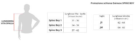 SPINE BOY 2 Dainese GILET PER BAMBINI CON PROTEZIONE SCHIENA E FASCIA LOMBARE