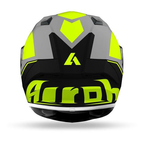 VALOR WINGS YELLOW MATT AIROH Casco ON-ROAD in resina termoplastica