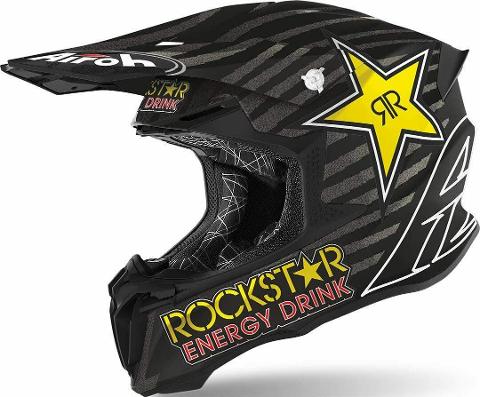 Airoh Twist 2.0 ROCKSTAR 2020 Casco Motocross AIROH Casco off-road - cross in resina termoplastica