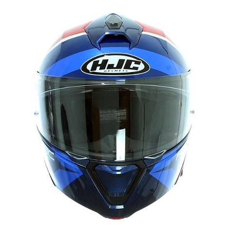 I90 Hollen - casco modulare in policarbonato - flip-up - doppia omologazione - P/J HJC blu white red MC21