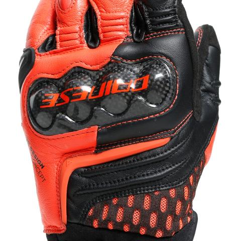 Carbon 3 short -  DAINESE black fluo-red