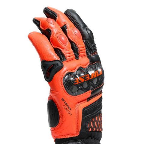 Carbon 3 short -  DAINESE black fluo-red