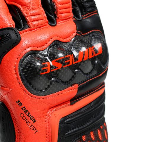 Carbon 3 short -  DAINESE black fluo-red