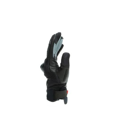 D-Explorer - guanto stradale estivo in pelle e tessuto DAINESE black ebony