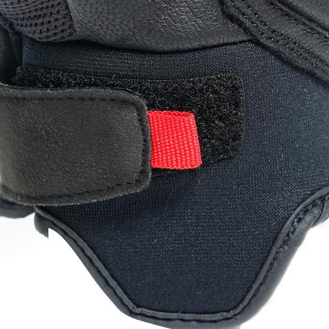 D-Explorer - guanto stradale estivo in pelle e tessuto DAINESE black ebony