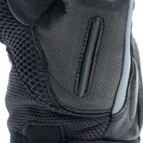 D-Explorer - guanto stradale estivo in pelle e tessuto DAINESE black ebony