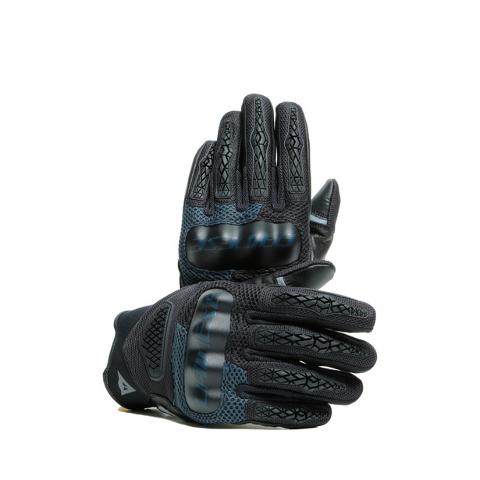 D-Explorer - guanto stradale estivo in pelle e tessuto DAINESE black ebony
